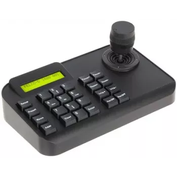 RS-485 piekļuves kontroles tastatūras terminālis ar LCD displeju un apgaismotiem taustiņiem, Satel ACCO saderīgs, 12 V līdzstrāva, aizsardzība pret manipulācijām, ABS korpuss