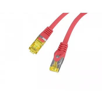 LANBERG Cat.6A S/FTP LSZH vara vads 20m sarkans - Fluke pārbaudīts