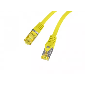 LANBERG Cat.6A S/FTP LSZH vara vada kabelis 20m dzeltens Fluke sertificēts