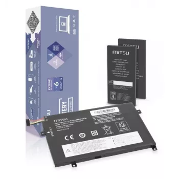 MITSU Battery 01AV411 klēpjdatoram Lenovo ThinkPad E470 E475 - 3650 mAh (40 Wh) 10.95V