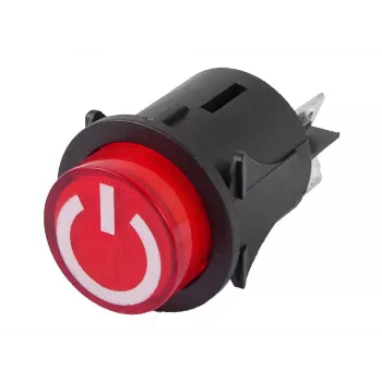 LEAN CARS ON/OFF slēdzis elektriskajiem bērnu auto 12V 10A rocker slēdzis 2-pin panelī montējams melns