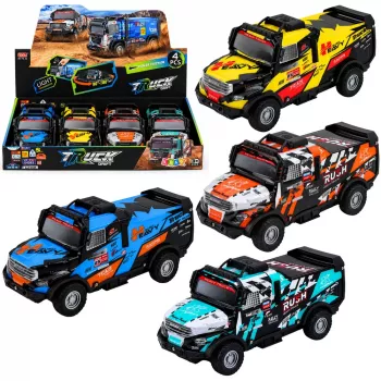 LEAN TOYS bezceļu auto ar inerces piedziņu, apgaismotu virsbūvi un skaņas efektiem