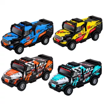 LEAN TOYS bezceļu auto ar inerces piedziņu, apgaismotu virsbūvi un skaņas efektiem