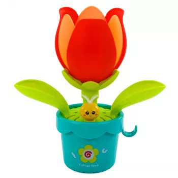 LEAN TOYS Interaktīvā vannas rotaļlieta Laistīšanas puķe Laistīšanas kanna, 1,5 L, dažādās krāsās