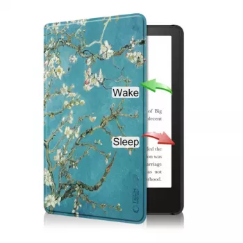 Tech-Protect SmartCase apvalks Kindle Paperwhite 2024 / Colorsoft / Signature Edition, sakura