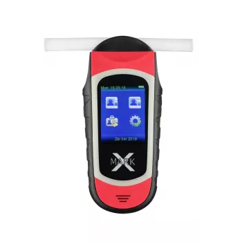 AlcoVisor Mark X+ elektroķīmiskais alkometrs, sarkans