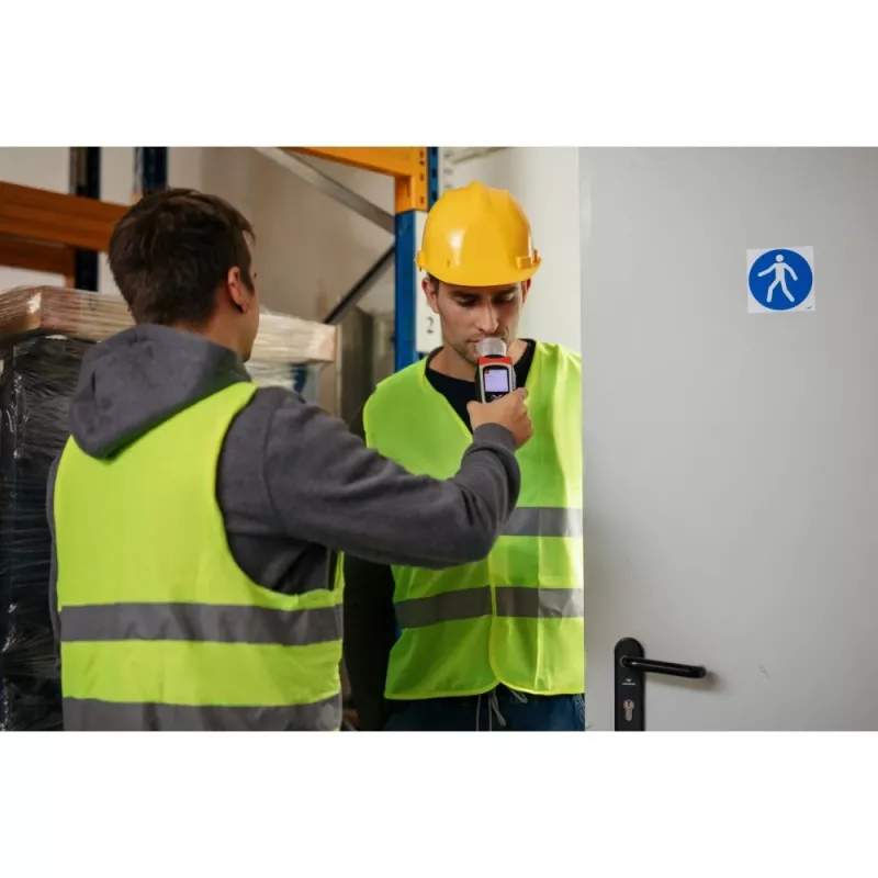 AlcoVisor Mark X+ elektroķīmiskais alkometrs, sarkans