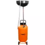 NEO TOOLS 10-810 Mobilā eļļas savākšanas tvertne ar gravitācijas padevi, 70 L tvertne, pneimatiskā iztukšošana, 420 mm notekas panna, regulējams augstums 1000-1600 mm