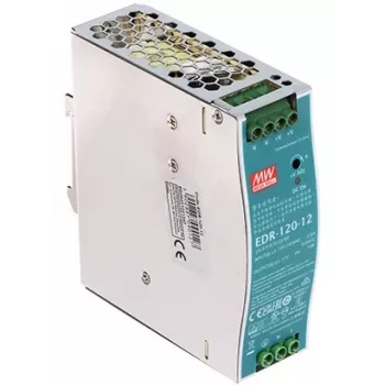 MEAN WELL EDR-120-12 DIN sliežu barošanas bloks 120W 12V 10A rūpnieciskais komutācijas barošanas avots