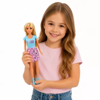LEAN TOYS Anlily Big Dogs leļļu komplekts ar mājdzīvnieka kopšanas piederumiem