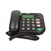MAXCOM KXT 480 BB vadu telefons ar LCD ekrānu, melns
