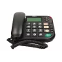 MAXCOM KXT 480 BB vadu telefons ar LCD ekrānu, melns