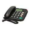 MAXCOM KXT 480 BB vadu telefons ar LCD ekrānu, melns