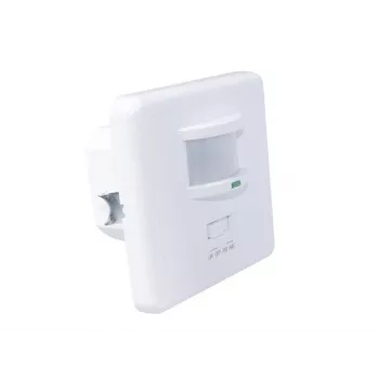 MACLEAN MCE18 PIR kustības sensors ar skaņas noteikšanu sienas montāžai, 160°, 1200W, balts