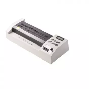 DELI Office Laminators E3895-EU A3 | 250 mm/min Karstā rullīšu laminēšana, maks. 125 mikroni, pretiesprūšanas, aukstā laminēšana, melns/sudrabs