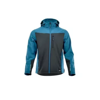 NO NAME Softshell Comfort M - Ūdensnecaurlaidīga elpojoša softshell jaka, noņemama kapuce, M izmērs