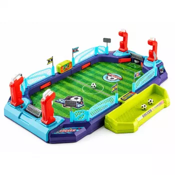 LEAN TOYS 2-in-1 galda futbols un gaisa hokejs 2 spēlētājiem