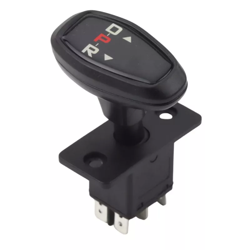 LEAN TOYS pārnesumu slēdzis bērnu elektromobiļiem - uz priekšu/stop/atpakaļ, 3 pozīciju, 6V-12V, 15A, paneļa montāža