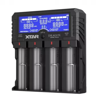 XTAR VP4L Plus Li-ion/Ni-MH/Ni-Cd 18650 akumulatoru lādētājs