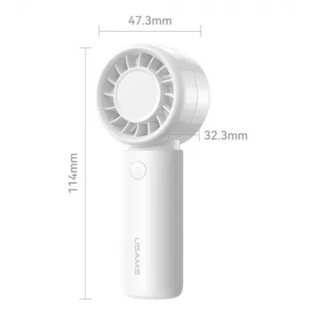 USAMS BC Series rokas ventilators, rozā, 500mAh