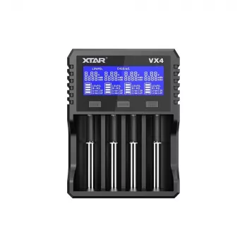 XTAR VX4 V2 KT Li-ion/LiFePO4/Ni-MH 18650 akumulatoru lādētājs