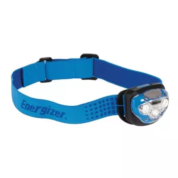 Energizer 326243 LED galvas lampa, 200 lūmeni, IPX4 izturīga pret šļakatām, 3 AAA baterijas iekļautas, melna