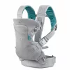 B-KIDS Infantino 4-in-1 Convertible Baby Carrier, Grey, 3.6–14.5 kg, JPMA sertificēts, ar noņemamu Wonder Cover™ bib