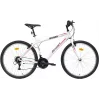 BIKE CITY MILANO 26 26 collu sieviešu pilsētas velosipēds, 6 pārnesumi Shimano, balts/rozā