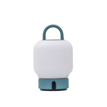 KOODUU LOOME tirkīza uzlādējama galda lampa ar 3 pakāpju skārienregulāciju, 200 lm silti balta LED, USB-C, IP44, ar rokturi