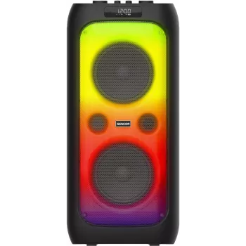SENCOR Partycon WAVE 100W portatīvais skaļrunis ar TWS, IPX4, LED un mikrofona ieeju