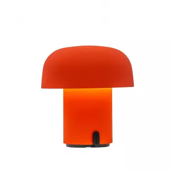 KOODUU SENSA Orange bezvadu LED galda lampa – ar skārienvadību, USB-C, 150 lūmeni, silti balta gaisma