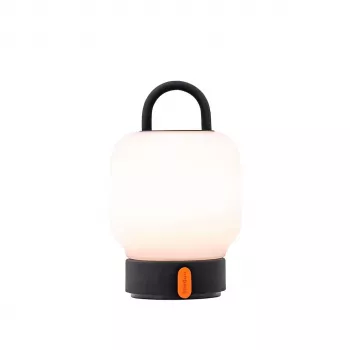 KOODUU LOOME bezvadu galda lampa pelēkā krāsā | 3 līmeņu skāriena regulēšana, 2200mAh akumulators, USB-C, silta balta LED