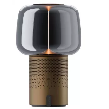 KOODUU Serena Play pārnēsājamā LED lampa ar Bluetooth skaļruni Brūna