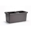 URBALIVE BERBERIS DUO pašlaistītājs puķupods 78 x 39 cm pelēks