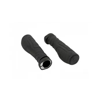 Author Rankenos AGR Ergo R20-E GripLock ergonomiskie velosipēda rokturi, 135 mm, melni