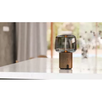 KOODUU Serena Play pārnēsājamā LED lampa ar Bluetooth skaļruni pelēka