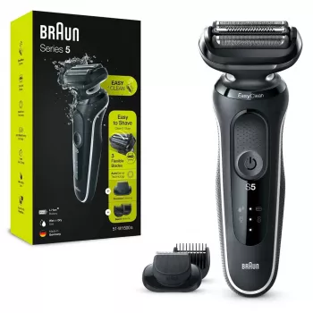 BRAUN Shaver Series 5 51-W1500s mitrais un sausais skuveklis, melns