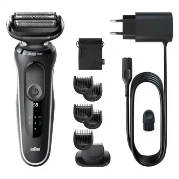 BRAUN Shaver Series 5 51-W1500s mitrais un sausais skuveklis, melns