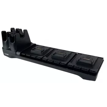 Zebra CRD3S4T-RFD49-BASE-COM-1R komunikācijas dokstacija - 2 slotu, USB un Ethernet