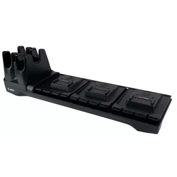 Zebra CRD3S4T-RFD49-BASE-COM-1R komunikācijas dokstacija - 2 slotu, USB un Ethernet