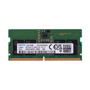 Samsung 8 GB DDR5 SO-DIMM 262-pin modulis 5600 MHz CL40 1.1 V nebuferēts
