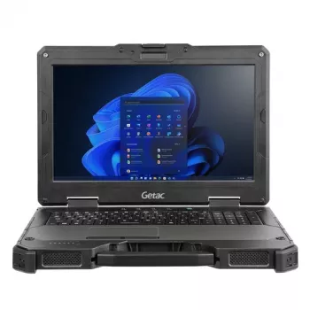 GETAC X600 15,6 collu klēpjdators ar Intel Core i5-11500HE, 16GB RAM, 512GB PCIe SSD, Windows 11 Pro un vācu tastatūru