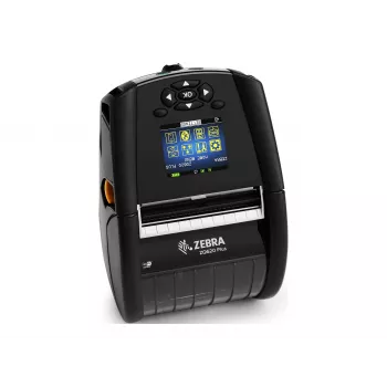 Zebra ZQ620 Plus 3 collu/72mm Healthcare tiešās drukas printeris ar Wi-Fi 6 Dual Radio (802.11AX/BT5.x), linered platen 0.75 collu serdi un Group E jostas klipsi