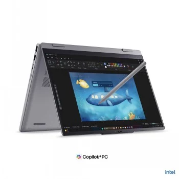 Lenovo ThinkBook 14 2-in-1 G6 U5-325 14 collu WUXGA skārienjutīgs pārveidojamais klēpjdators - AMD Ryzen 5, 16GB RAM, 512GB SSD, Windows 11 Pro, zviedru tastatūra