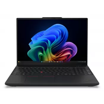 Lenovo ThinkPad T16 Gen 5 Core™ Ultra 7 355 512GB SSD 16GB 16 (1920x1200) WIN11 Pro Melns ar fona apgaismojumu tastatūru un pirkstu nospiedumu lasītāju. 1 YW