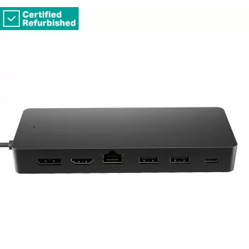HP Universal USB-C Multiport Travel Hub 65W - 2 x USB 3.2, 2 x USB-C, 1 x DP, 1 x HDMI, 1 x RJ-45, 1 gads