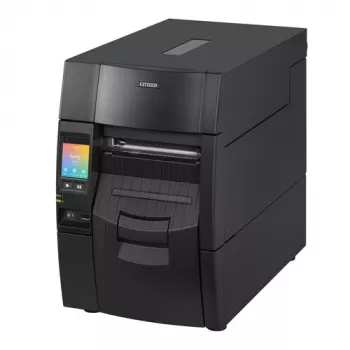 Citizen CL-S700IIIR printer, melns, ar iekšējo uztīšanas un atdalīšanas mehānismu, USB/LAN