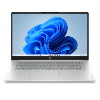 HP OmniBook 3 17-dp0007nnx - Ryzen 5 130, 24GB DDR5 1DM 4800, 512GB P, 17,3 collu FHD (1920x1080) Antiglare IPS 300 nits, Glacier Silver DF+ - 1080p TNR, bez 45W maiņstrāvas adaptera, Win 11 Home, 1 gads