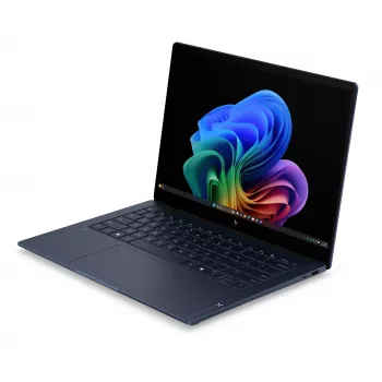 HP OmniBook X NG AI PC 14-ka0016nnx 14 collu 2.8K OLED klēpjdators – Snapdragon X Elite, 16GB RAM, 512GB SSD, Meteorite Gray