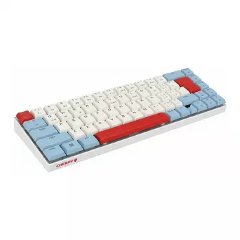 Cherry TAS MX-LP 2.1 Compact bezvadu tastatūra, DE izkārtojums, balta